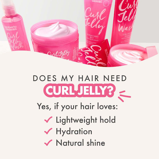 Umberto Giannini Curl Starter Kit Haarpflege- & Styling-Set für Lockiges Haar mit Shampoo & Conditioner 3tlg