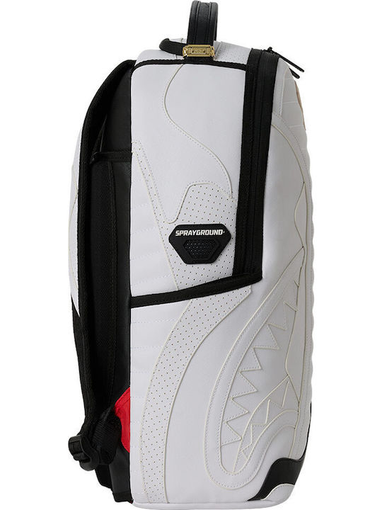 Sprayground School Backpack White with Water Bottle Holder Sprayground School Backpack White with Water Bottle Holder
