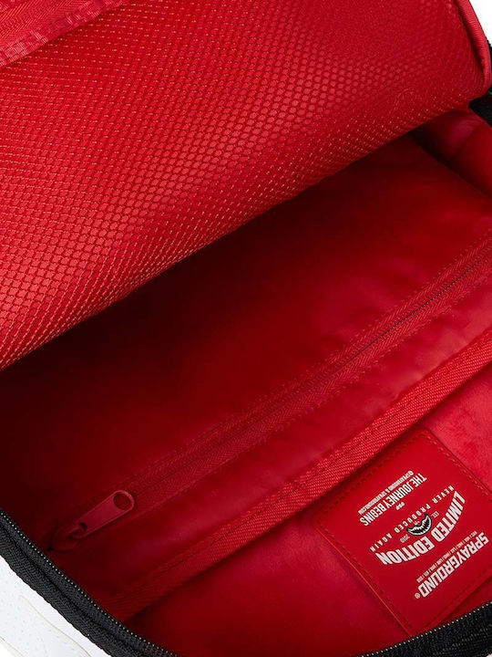 Sprayground Σχολική Τσάντα Πλάτης Λευκή με Θήκη για Παγούρι