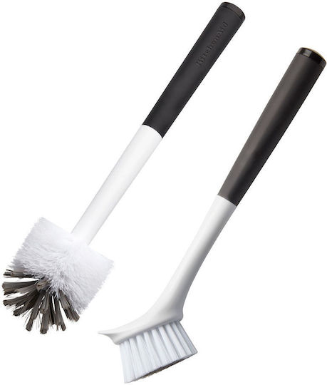 Set of Dish Brushes 2 Pieces Plastic Kitchenaid
