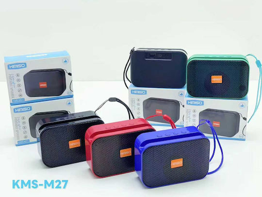 Kimiso KMS-M27 Boxă Bluetooth 5W cu Durată a Bateriei de până la 4 ore Neagră
