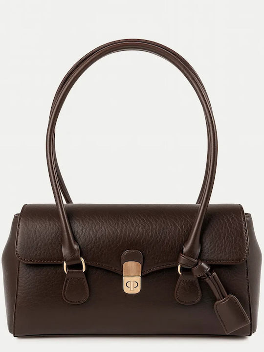 Damentasche Schulter Beige