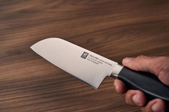 Zwilling J.A. Henckels Twin Four Star Santoku Knife from Stainless Steel 16cm