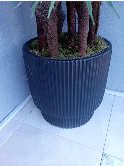 Stewehome Copac Artificial Palmier Areca 7 Trunchiuri 63 Frunze Antracit Ghiveci Decorare Living Gri