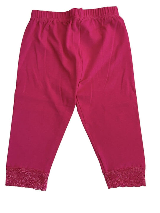 Kinder Leggings Capri Fuchsia