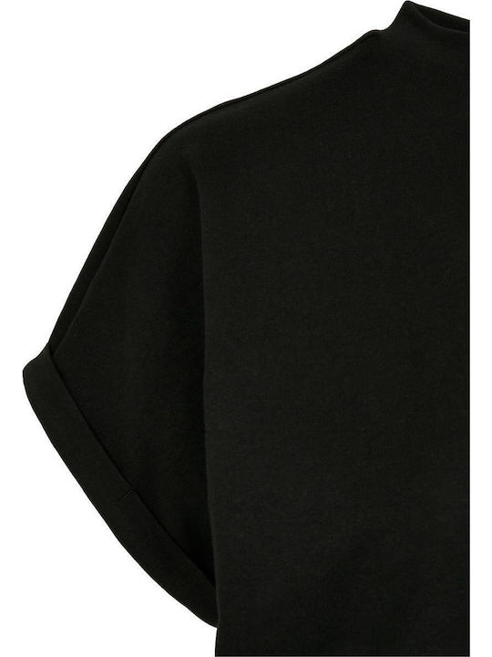 Summer Mini Athletic T-Shirt Short Sleeve Black Dress