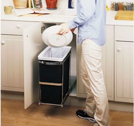 Simplehuman Πλαστικός Κάδος Απορριμμάτων 30lt