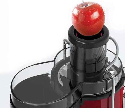 Elenzo Entsafter 450W Edelstahl Rotes