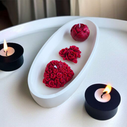 SteweHome Aromatisches Kerze mit Rose Duft