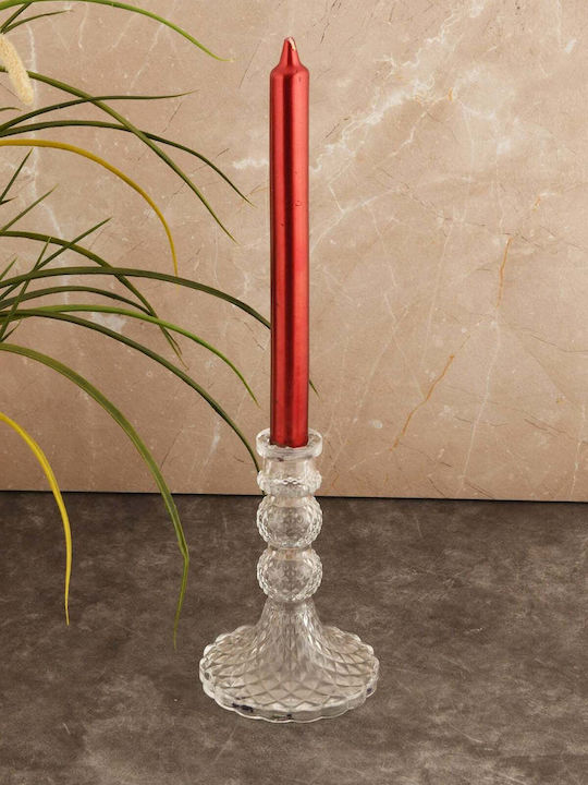 SteweHome Crystal Candle Holder 10x15cm