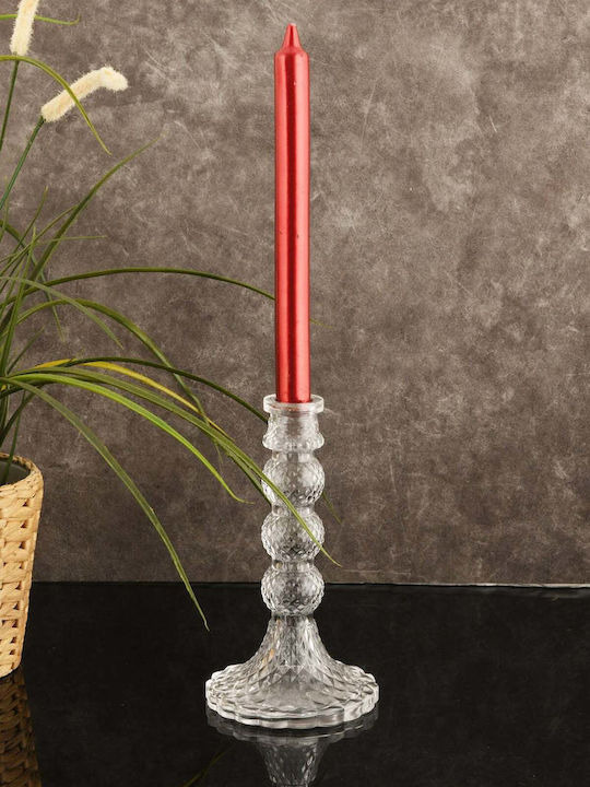 SteweHome Glass Candle Holder 10x15cm