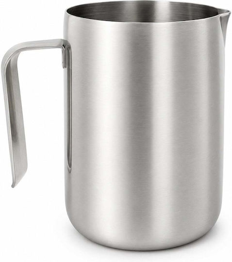 Stainless Steel Milk Jug Ergonomic Handle Container Milk Coffee Cappuccino Milk Frothing 750 Ml