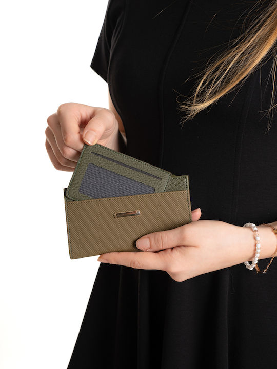 Kleines Damenbrieftasche Khaki