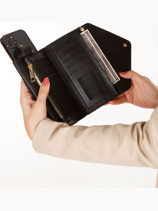 Kleines Damenbrieftasche Schwarz