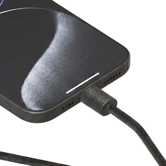 Force Power Usb-c To Usb-c 3a Pd 60w Cable Durable Lanyard Black