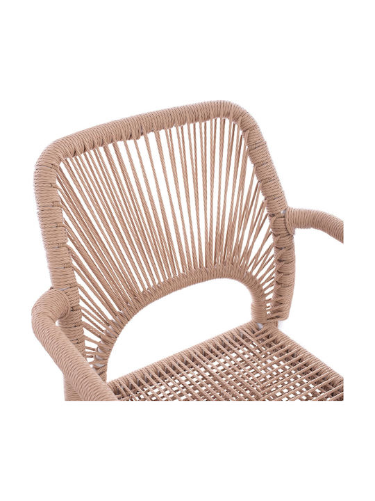 Set de sufragerie pentru exterior 5 buc Alb