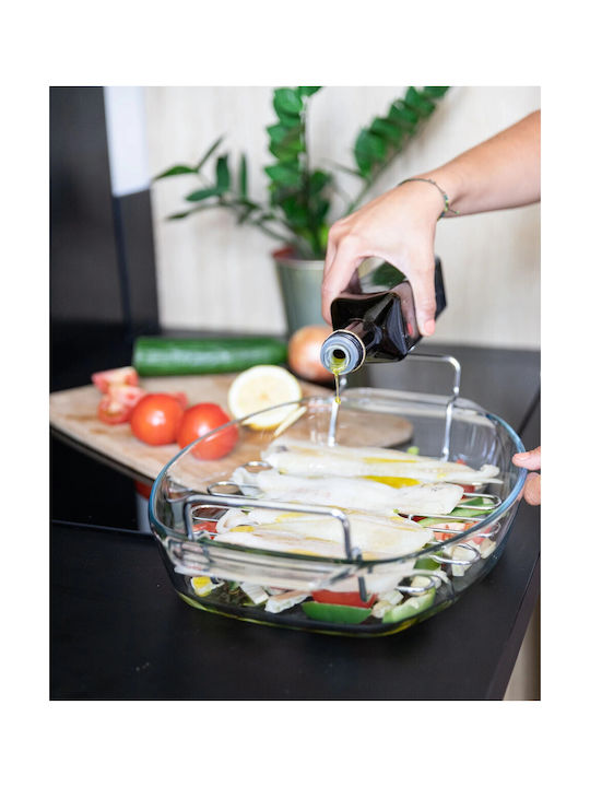 Pyrex Οβάλ Πυρίμαχο Σκεύος Γυάλινο 39x27x11cm