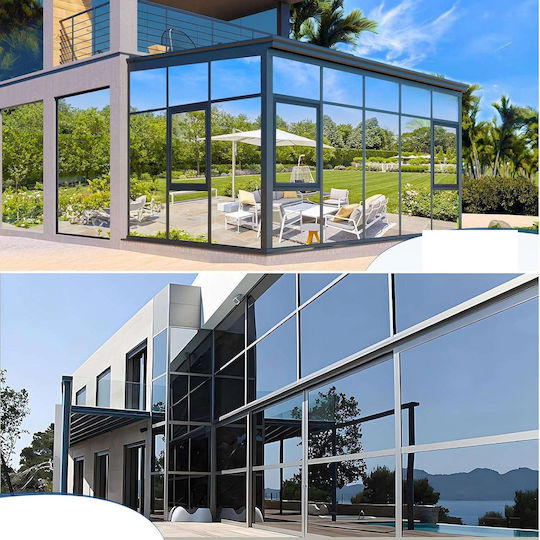 Spiegel Fensterfolie Sonnenschutz 45x200cm