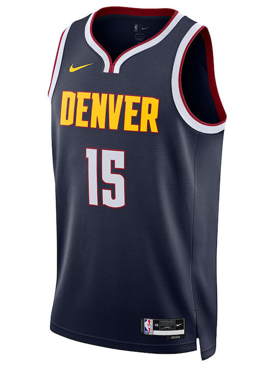 NBA Swingman Denver Nuggets Icon Edition 2022/23 Nikola Jokic Ανδρική Φανέλα Εμφάνισης Μπάσκετ