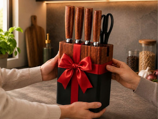 Verk Group Knife Set with Base Verk Group Knife Set with Base