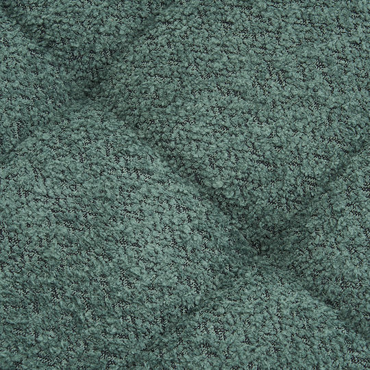 Υποπόδιο Επενδυμένο με Ύφασμα Ease Green 60x40x38εκ.