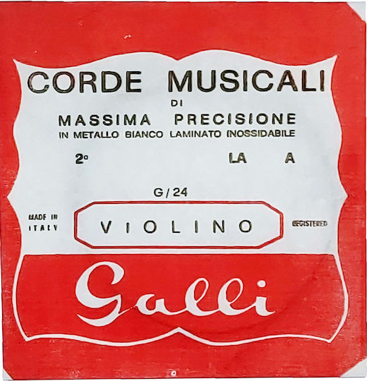 Galli Single Strings Chrome 3 Pieces 13.5"