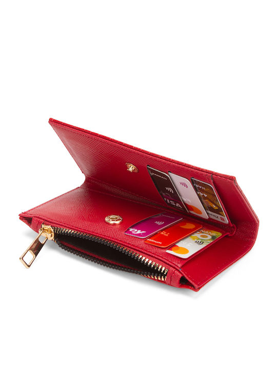 Kleines Damenbrieftasche Rot