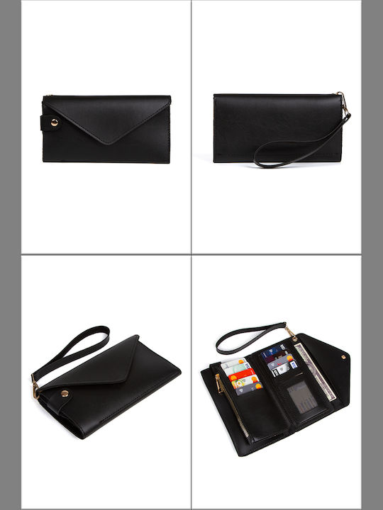 Small Leather Women's Wallet Black