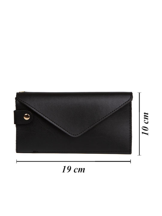 Small Leather Women's Wallet Black