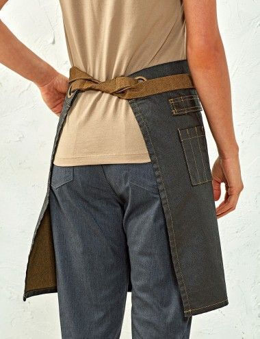 Premier Barista / Bartender / Chef Waist Apron Blue