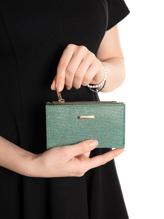 Kleines Damenbrieftasche Grün