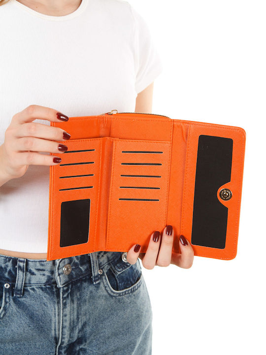 Kleines Damenbrieftasche Orange