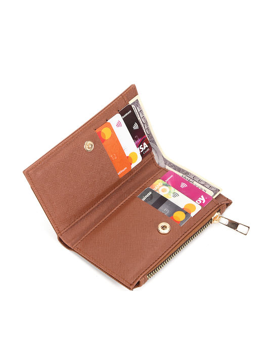 Kleines Damenbrieftasche Tabac Braun