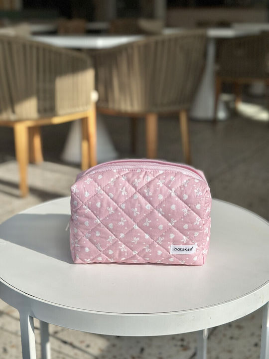 Enpapa Голяма Чанта За Грим Розови Цветя Многоцветна 19x18x7.5 См Enp-016071-v2365