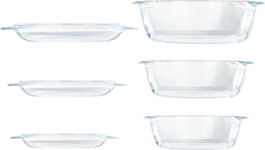 Pyrex Δοχείο Φαγητού Γυάλινο 1lt