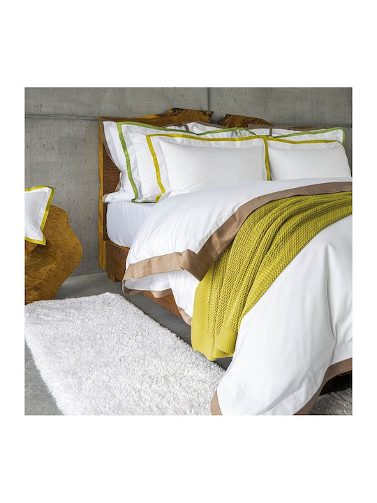 Celso De Lemos Bettbezüge Hella Percale Sateen 700 Tc Flachbettbezug 270x300 cm