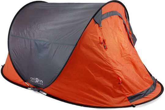 Origin Outdoors Quicksembly 2 Σκηνή Camping Pop Up Πορτοκαλί 3 Εποχών για 2 Άτομα