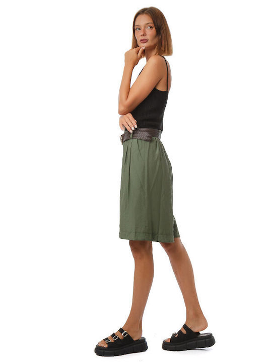 Women's Khaki Bermuda