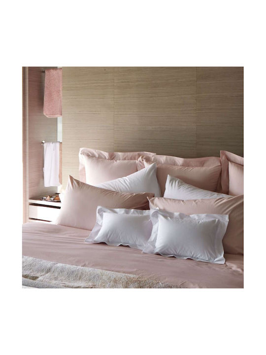 Celso De Lemos Pillowcase with Envelope Cover Beige 50x80cm.