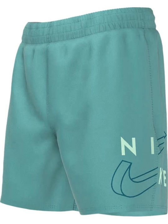 Nike 4" Volley Детски Бански Къси панталони за плуване Тюркоазен