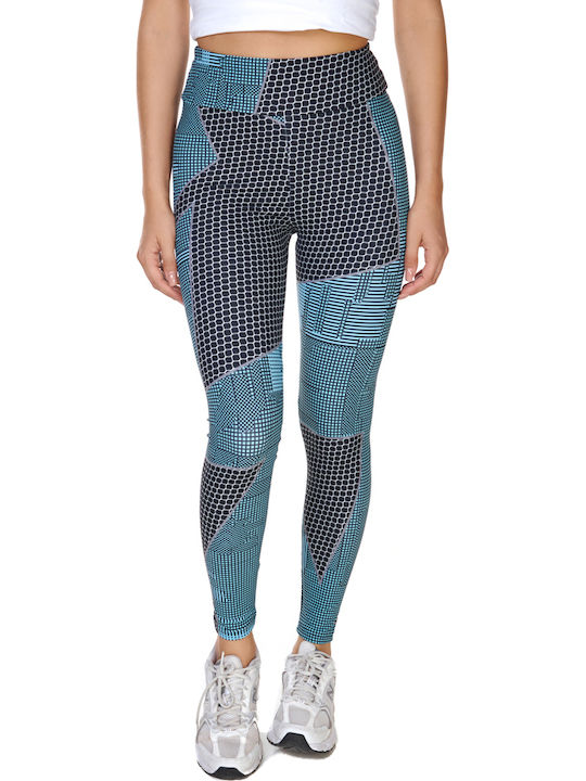 Training Damen Leggings Türkis