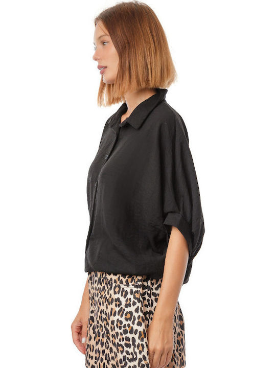 Long Sleeve Women's Shirt Black