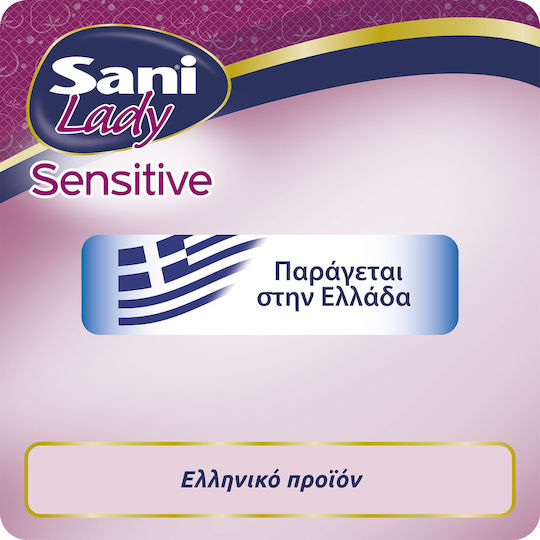 Sani Incontinence Pads With Cotton Sani Lady Sensitive Extra Large No6 GIGA PACK 16x10 Pieces