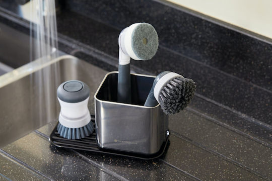 Kitchen Craft Organizator pentru Chiuveta de Bucătărie din Oțel Inoxidabil Argintiu 11x20x11cm