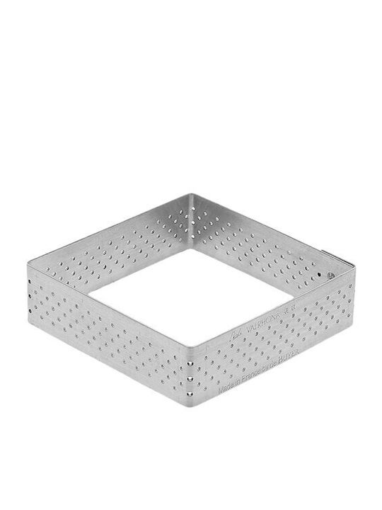 De Buyer Inox Tart Baking Pan 8x8x2cm