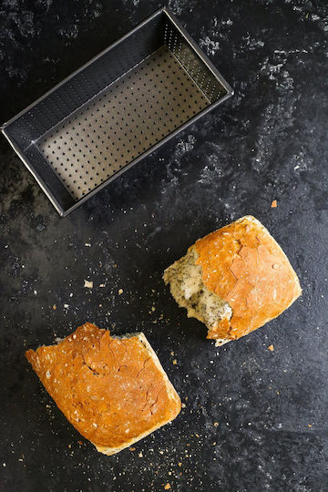 Kitchen Craft Φόρμα Ζαχαροπλαστικής για Κορμό από Αλουμίνιο 21x11x7εκ.