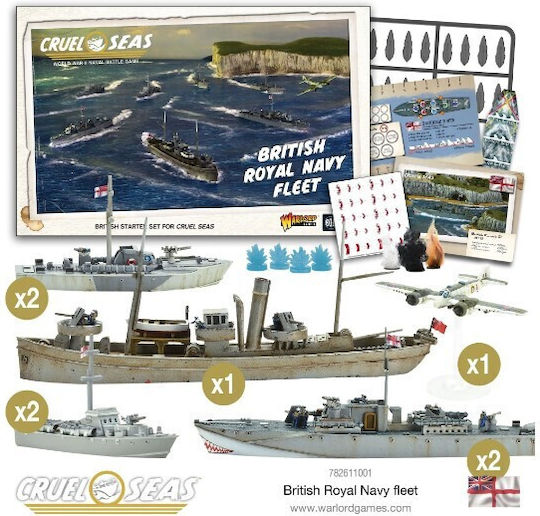 Warlord Bolt Action Cruel Seas Британски Кралски Военноморски Флот