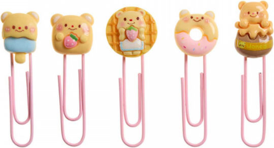 Комплект Канцеларски Кламери 5 Бройки Teddy B2fun Miquelrius Mr13358
