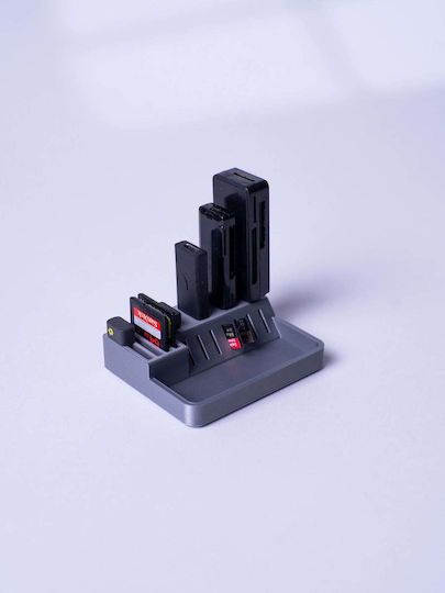 Usb & Sd Card Organizer Matte Blue