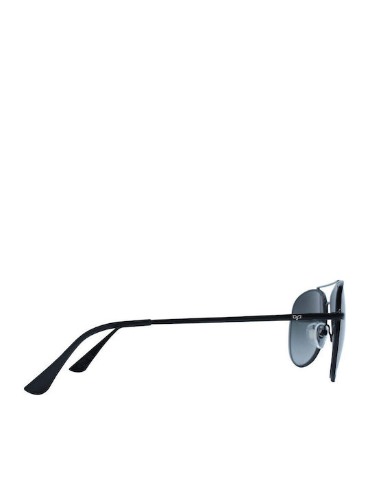 OJO Sunglasses Unisex Γυαλιά Ηλίου με Μαύρο Σκελετό και Μαύρο Ντεγκραντέ Φακό